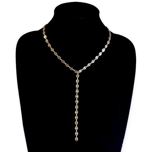 Express Jewelry - EXPRESS Gold Tone Lariat Chain Necklace NWT